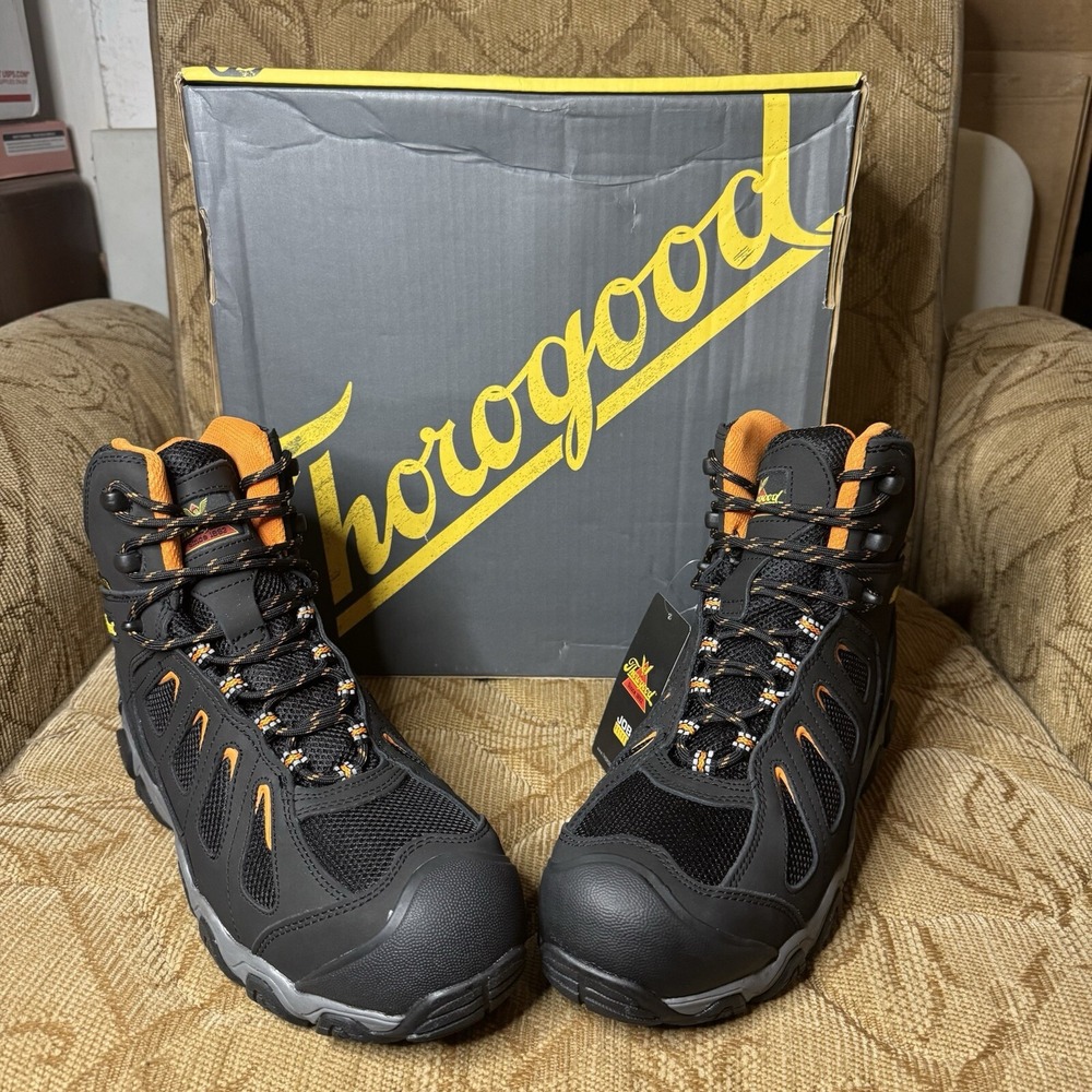Thorogood‎ Crosstrex 6" Waterproof Composite Toe Hiker Boots 804-62 Men 9.5 M